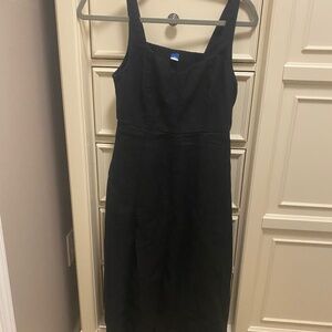 New without tags midi linen sweetheart neck line dress